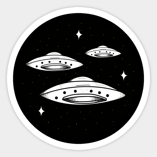 UFOs Sticker by Migzy